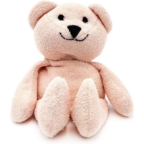 Thermal-Aid Zoo Animals - Pink Bear - Heatable Therapeutic Stuffed Animals for Kids - Hot & Cold Therapy - Ice Pack & Heating Pack