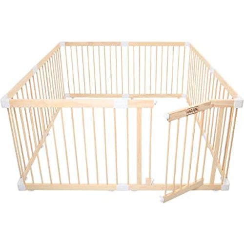 Baby Gate Playpen Baby Fence for Babies and Toddlers Baby Play Yards (60x71.5x24 inches)