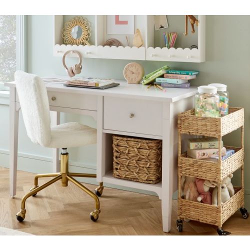 Woven Tiered Storage Cart