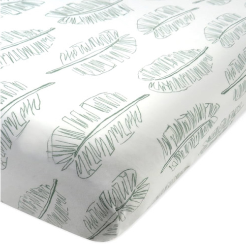 HonestBaby Unisex-Baby Fitted Crib Sheets Set Standard Mattress, 100% Organic Cotton Baby Boys, Girls, Neutral, 1 Pack - Navy, One Size