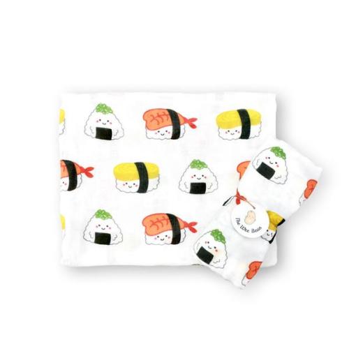 Organic Bamboo Swaddle - Sushi | The Wee Bean