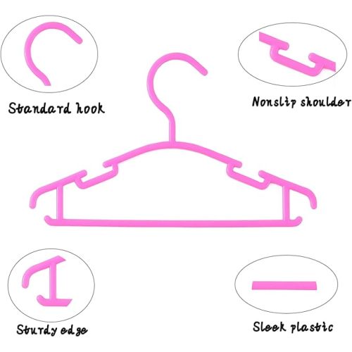 Baby Clothes Hangers,120 Pack White Kids Plastic Hangers for Closet,Toddler,Infant,Child,Newborn's Coat Hangers Ideal for Laundry and Nursery's Everyday Standard Use