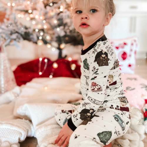 LOST IN NYC • kids bamboo pjs (two-piece) - size 3T
