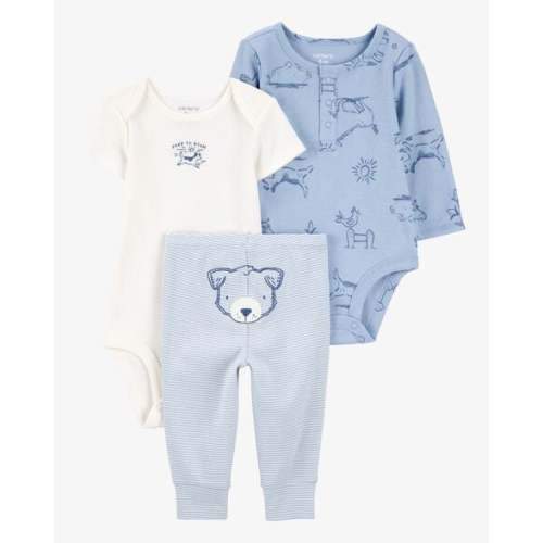 Baby Boy 3-Piece Bear Little Character Set® - Blue - Carter's | Carter's