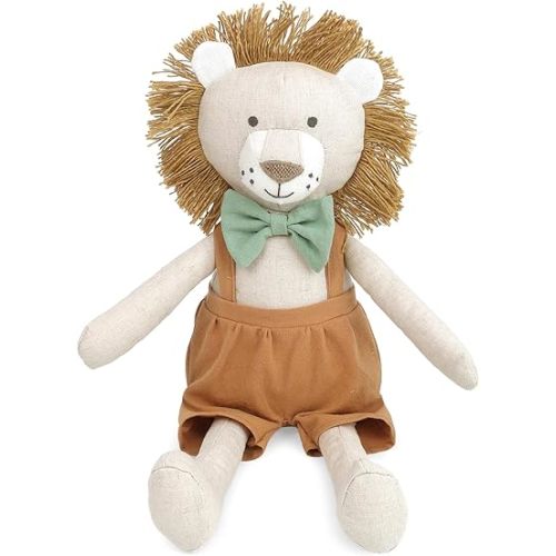 MON AMI Leopold The Lion Stuffed Animal 15”, Soft, Cuddly Lion Plush, for Nursery Room Décor, Wild Animals for Kids of All Ages