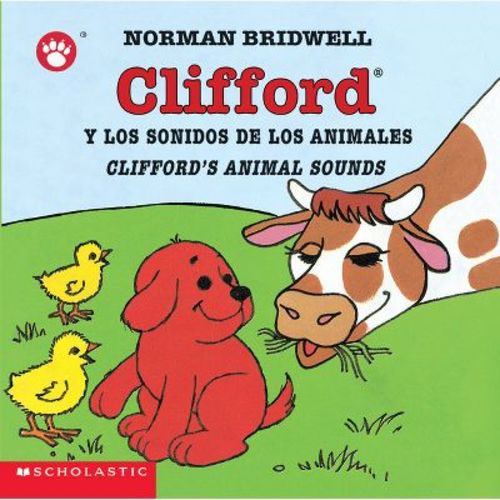 Clifford y los Sonidos de los Animales/Clifford's Animal Sounds - (Clifford the Small Red Puppy) by Norman Bridwell (Board Book)
