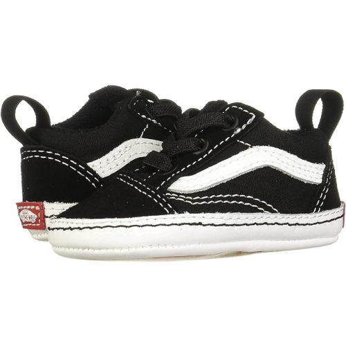 Vans Old Skool Infant Crib Shoes (2, Black/White)