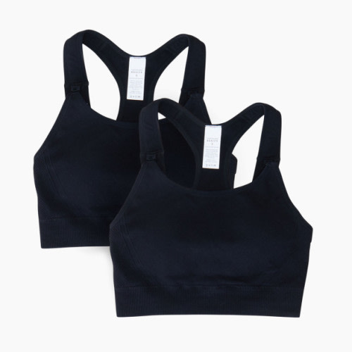 Nursing Sports Bra Bundle - Black/Black