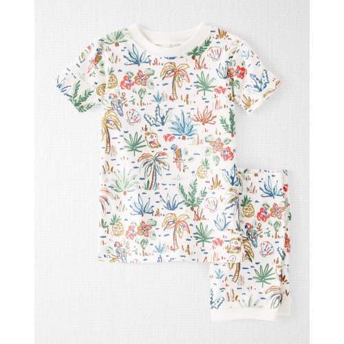 Baby Organic Cotton Pajamas Set in Tropic Jungle Print - Little Planet | Carter's