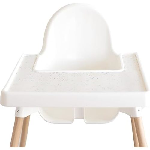 Yeah Baby Goods Placemats Compatible with The IKEA Antilop Highchair (Rainbow Sprinkles) - Food-Grade Silicone Highchair Tray Mat – Easy to Clean, High Chair Accessory