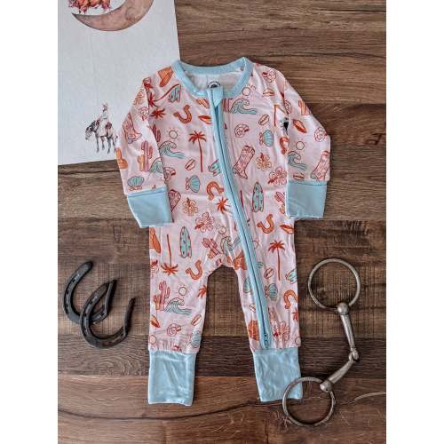 Coastal Cowgirl Bamboo Zipper Sleeper