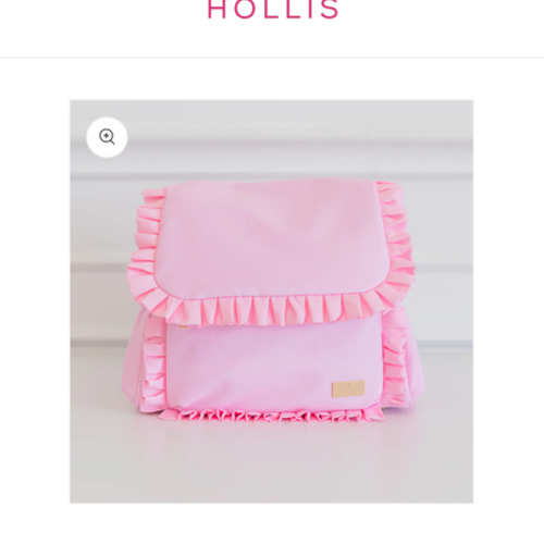 Ruffled Nylon Diaper Bag – Hollis