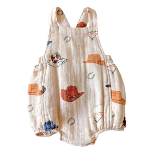 Western / Muslin Retro Sunsuit