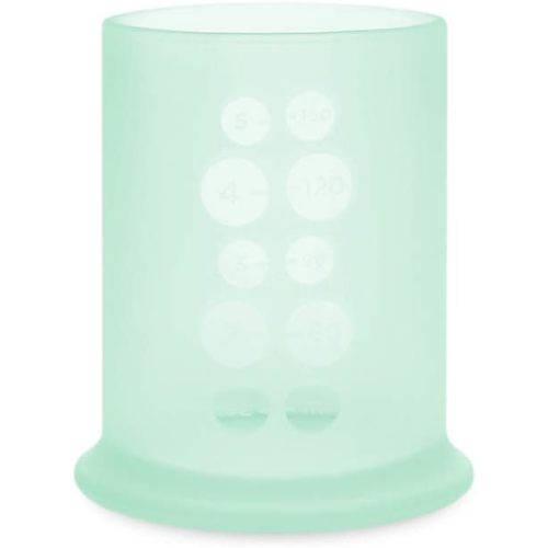 Olababy Silicone Training Cup | Water Drinking Cup For Babies | 6+ Mo Infant To 12-18 Months Toddler | Transition To Sippy Cup For Kids & Smoothie Cup With Straw | Baby Led Weaning Supplies & Gifts