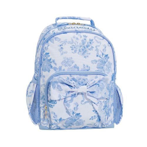 Blue Damask Floral Backpack | Pottery Barn Kids