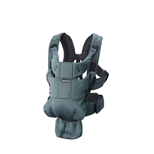 BabyBjörn Baby Carrier Free, Anthracite, 3D Mesh | Infant Carrier (7-26.5 lbs), Front Facing, Outward Facing, with Back Support, Ergonomic, Lumbar Support