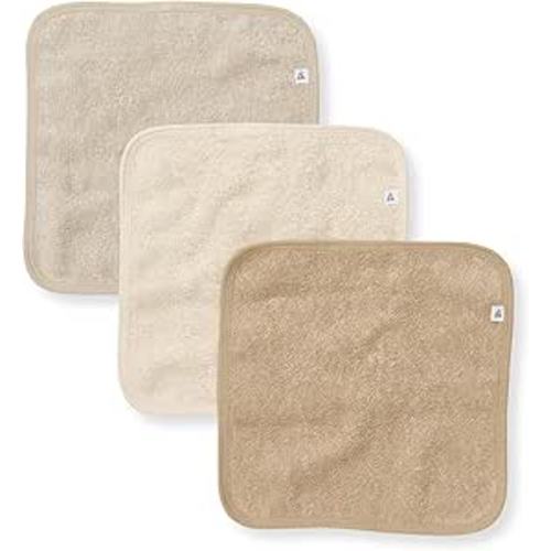 Burt's Bees Baby Infant Washcloths, 100% Organic Cotton, Soft and Super Absorbent Knit Terry & Woven Terry Wash Cloth