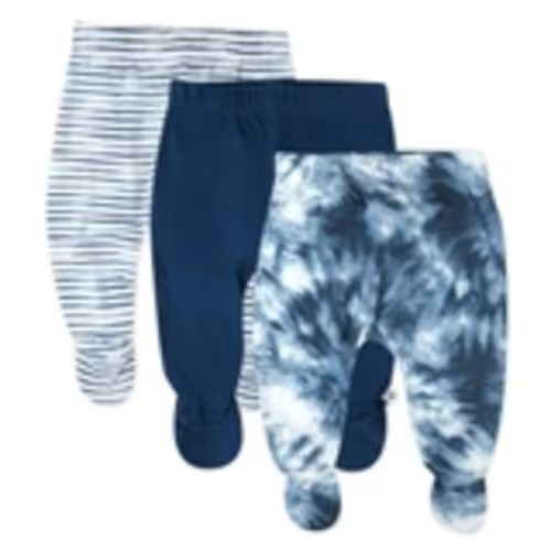 3-6M - 3-Pack Organic Cotton Footed Pants | Honest Baby Clothing