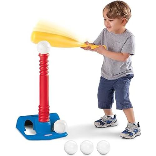Little Tikes T-Ball Set, Red, 5 Balls, for Toddlers Ages 18+ Months – Amazon Exclusive
