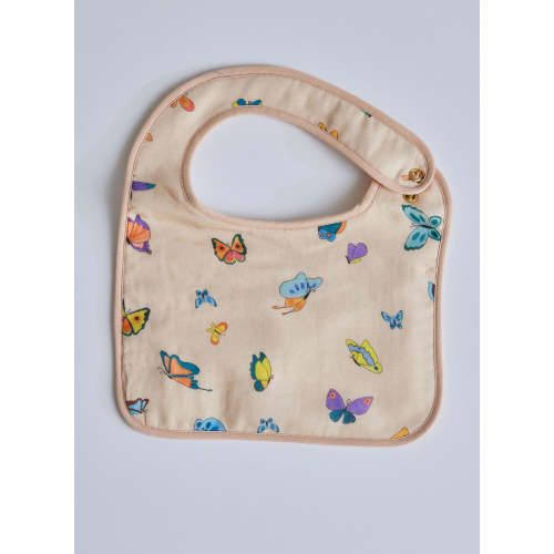 Blush Peach Madame Butterfly Bib Multi