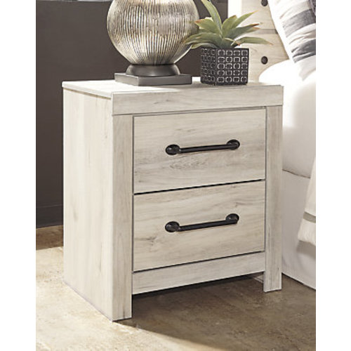 Cambeck 22" 2 Drawer Charging Nightstand