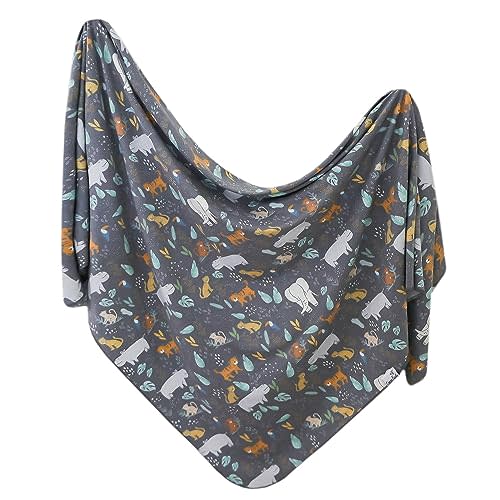 Copper Pearl Baby Swaddle Blanket - Premium Knit Baby Blanket, Large Soft Stretchy Receiving Blankets for Baby Boy and Girl, Swaddles for Newborn, Infant, and Toddler (Bengal)