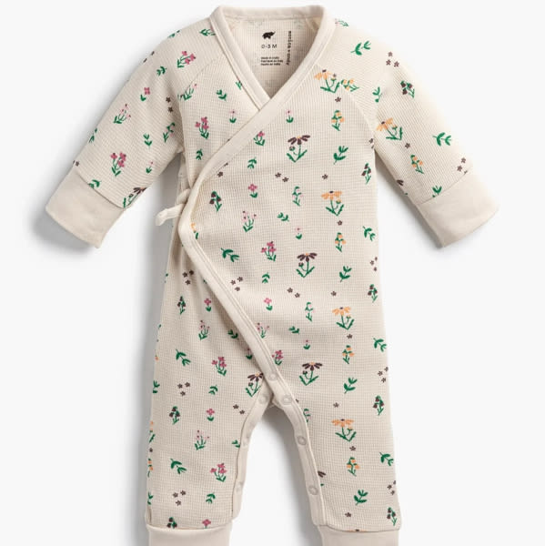 Kimono Tie One-Piece - Organic Baby Clothes - Monica + Andy