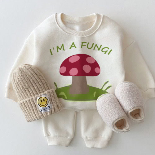 I&#x27;M A FUNGI Baby Mushroom 2-piece Set