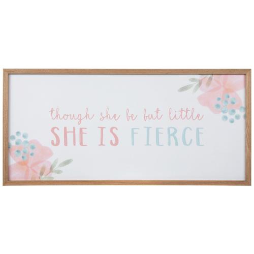 She Is Fierce Wood Wall Decor