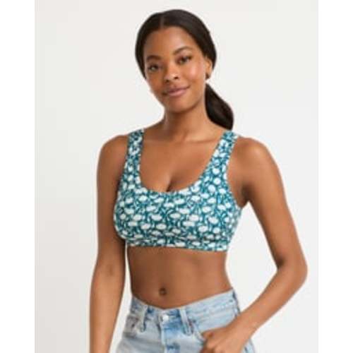 Organic Cotton Stretch Tank Strap Bralette