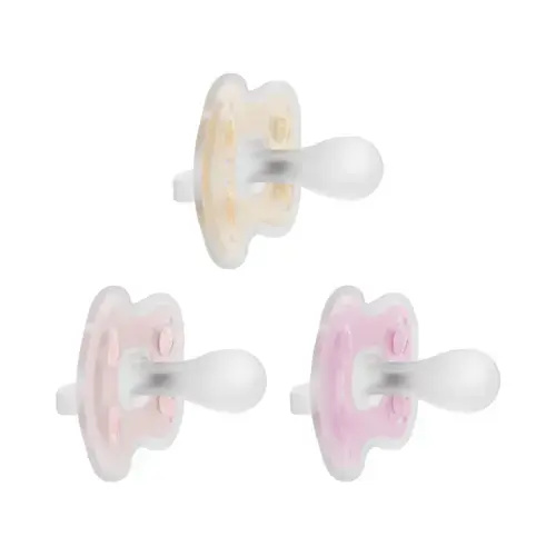 Dr. Brown's® Advantage™ One-Piece Silicone Pacifier – 3-Pack