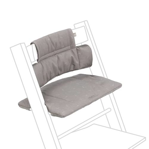 Stokke Tripp Trapp Classic Cushion, Icon Grey - Pair with Tripp Trapp Chair & High Chair for Support and Comfort - Machine Washable