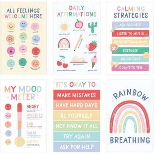 Pippi Post 6pk Calming Corner Poster Kit
