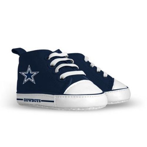 BabyFanatic Pre-Walkers High-Top Unisex Baby Shoes - NFL Dallas Cowboys
