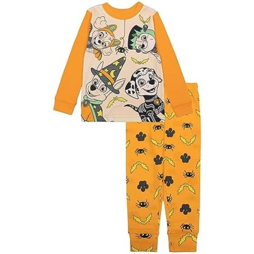 Nickelodeon unisex-child Paw Patrol Cotton Holiday Pajama Set