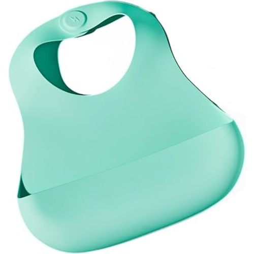 Magnetic Silicone Baby Bib – Waterproof, Dishwasher Safe, BPA Free Food-Grade, Feeding Bib for Infants and Toddlers