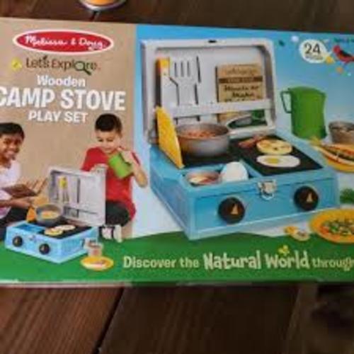 Melissa & Doug Let's Explore Camp Stove Play Set