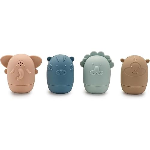 noüka Safari Animals Bath Toys Soft Safari