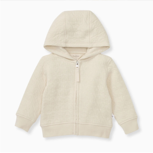 Organic Cotton Quilted Bee Baby Jacket - Oat – Burt's Bees Baby