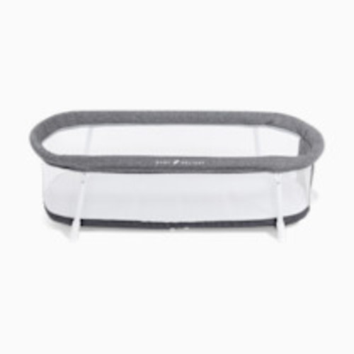 Baby Delight Snuggle Nest Portable Bassinet - Charcoal Tweed