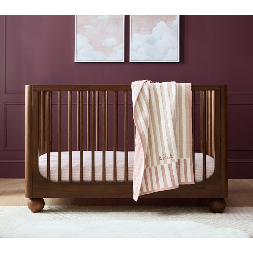 Plush Knit Tonal Stripe Baby Bedding | Pottery Barn Kids