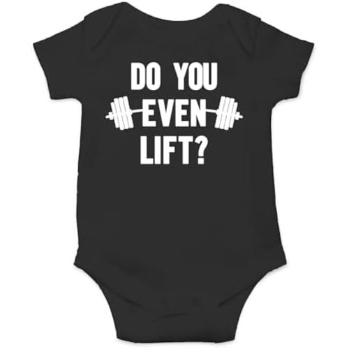 AW Fashions Do You Even Lift? Baby Bodysuit Cute, Fitness-Themed Outfit for Newborn & Infants Romper