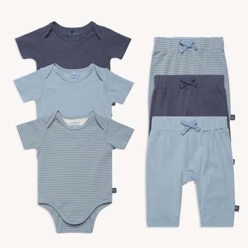 ocean waves cloudstretch™ magnetic bodysuit + pants | 6 set – Magnetic Me
