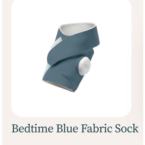 Bedtime Blue Fabric Sock – Owlet US