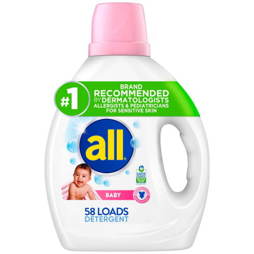 all Baby, Liquid Laundry Detergent, 73 oz, Hypoallergenic