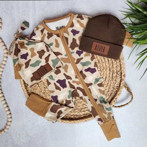 Duck Camo Baby Boy Coming Home Outfit | Bamboo Duck Camo | GOKO | Take Home Outfit | Baby Boy Clothes | Newborn Coming Home Outfit | Baby
