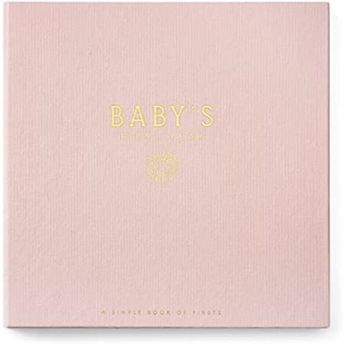 Lucy Darling Wildflower Meadow Theme Luxury Baby Memory Book - First Year Journal Album Photo Book To Capture Precious Memories - Keepsake Pregnancy Baby Record Book For Girl