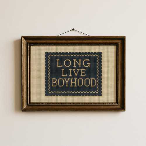 Long Live Boyhood Print ∙ Vintage Boy Room Art