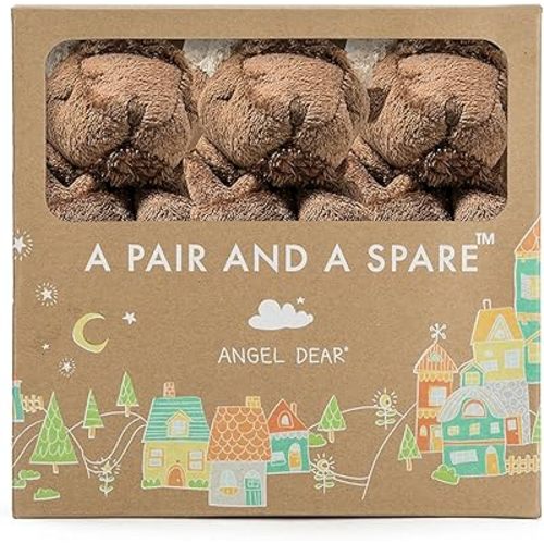 Angel Dear Pair and a Spare 3 Piece Blanket Set, Bison