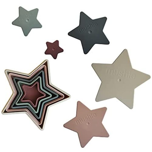 mushie Nesting Stars Toy | Made in Denmark (Original)